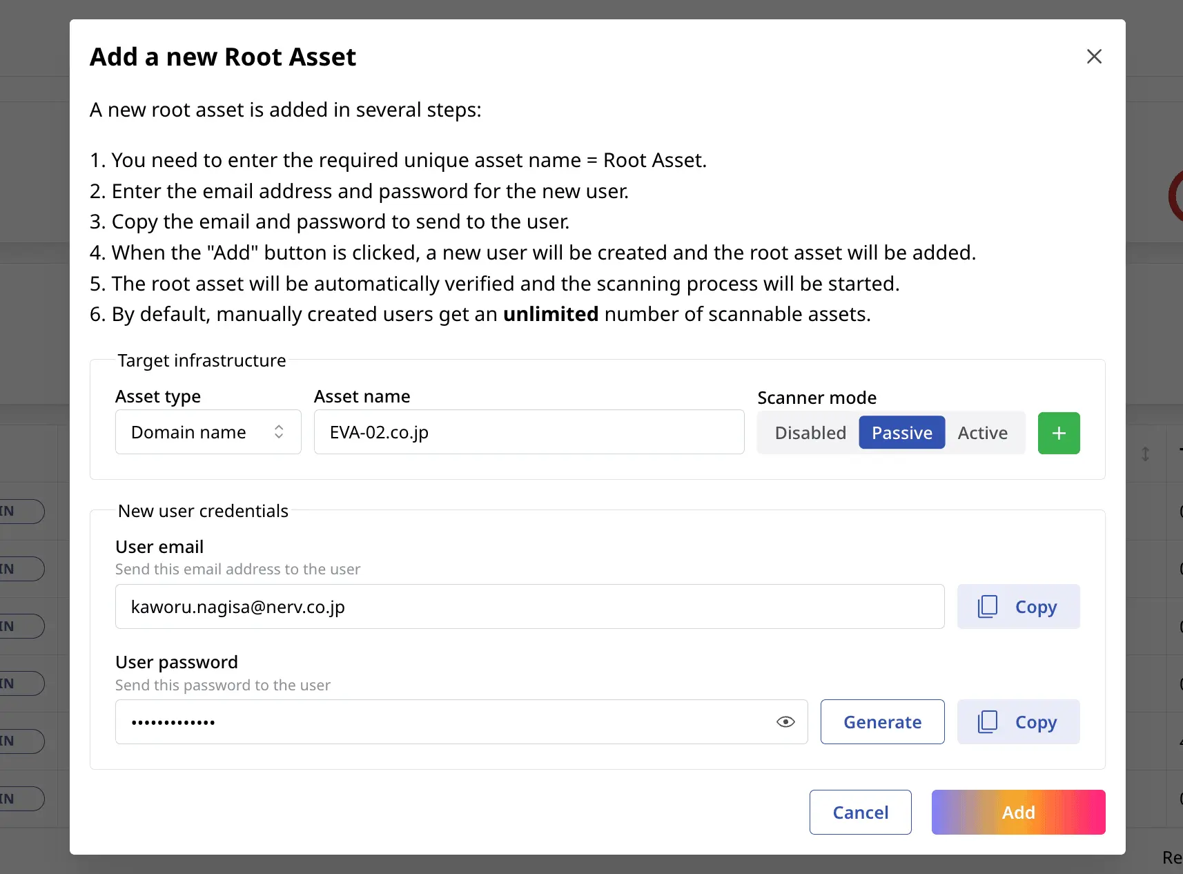 Attaxion allows you to deeply customize reports (screenshot)