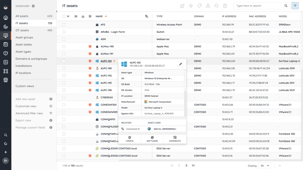 Lansweeper screenshot